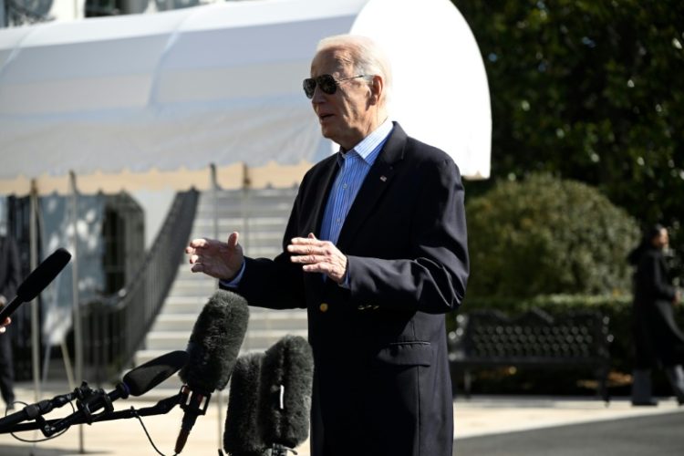 US President Joe Biden said in a statement that China's policies could flood the United States with its vehicles, posing national security risks. ©AFP