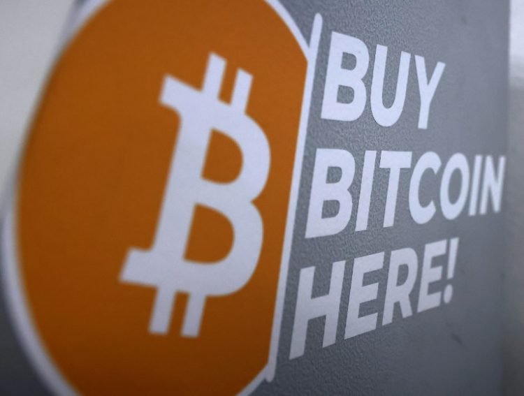 Bitcoin is climbing toward its all-time high of $68,991. ©AFP