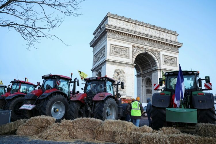 Farmers across Europe have been protesting for weeks. ©AFP