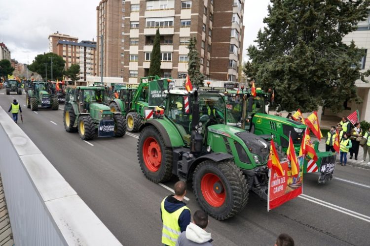 Demonstrations by farmers have taken place in recent weeks across Europe, including in Spain. ©AFP