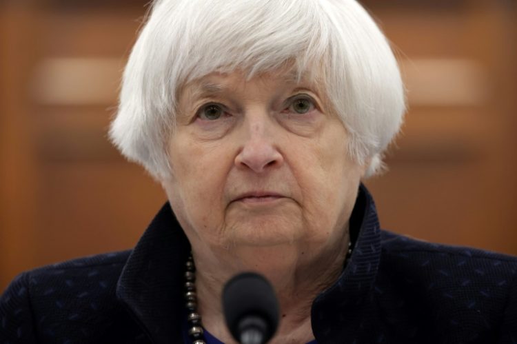 US Treasury Secretary Janet Yellen is expected to make the risks of excess capacity a key issue in discussions during her next China visit, according to prepared remarks. ©AFP