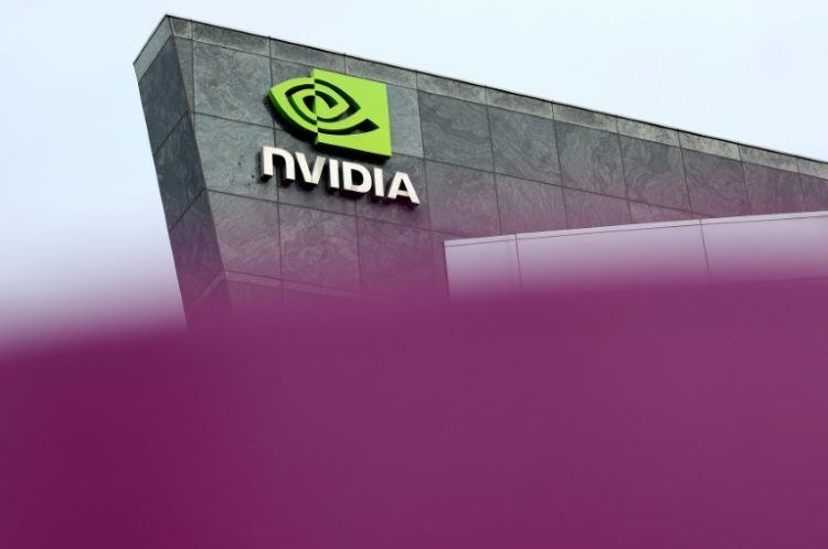 The latest surge in Nvidia shares pushed its valuation above $2 trillion on a day when both the S&P 500 and Nasdaq ended at records . ©AFP