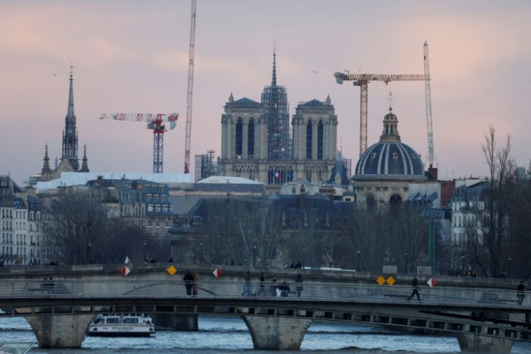 The cathedral is on track to reopen on December 8. ©AFP
