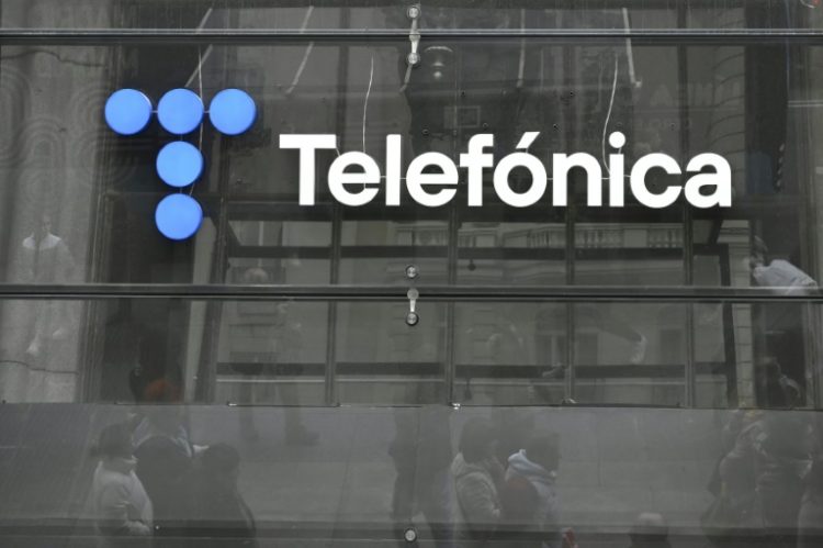 Saudi Telecom announced in September it had paid 2.1 billion euros ($2.3 billion) for a 9.9 percent share in Telefonica, causing concern in Madrid.. ©AFP