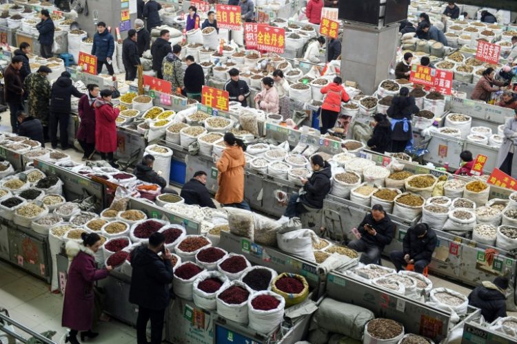 Consumer prices traditionally see a boost during the Chinese New Year period, which fell in February this year. ©AFP