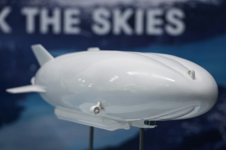 Britain's Airlander 10 is being billed as a less polluting alternative to traditional aircraft. ©AFP