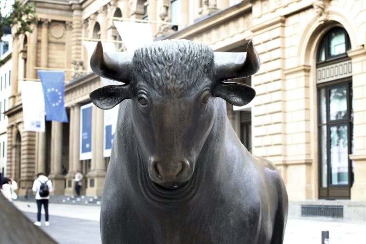 Stock market bulls were out in force as expectations of interest rate cuts were reinforced. ©AFP