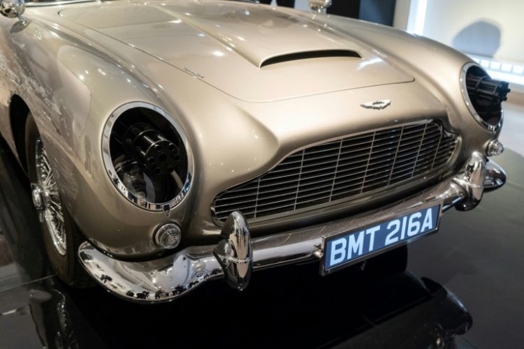 Luxury car brand Aston Martin was beloved by fictional British spy James Bond. ©AFP