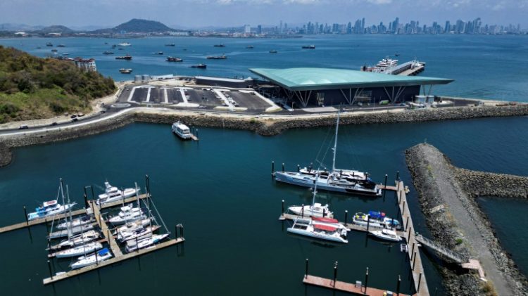 Panama City's new cruise ship terminal was built by a Chinese-led consortium with an investment of more than $200 million. ©AFP