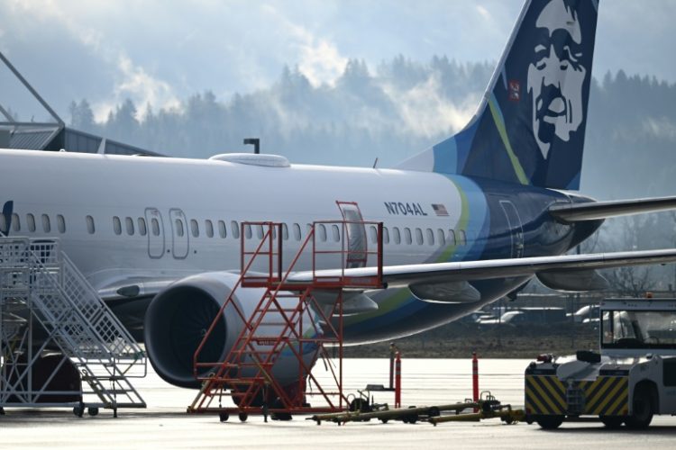 Passengers who were aboard the Alaska Airlines-operated flight that lost a panel mid-air have been told by the FBI that they may be victims of a crime, US media reported. ©AFP