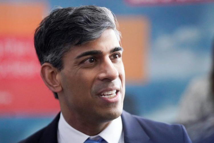 Prime Minister Rishi Sunak said the UK would act against any Chinese cyberthreats. ©AFP