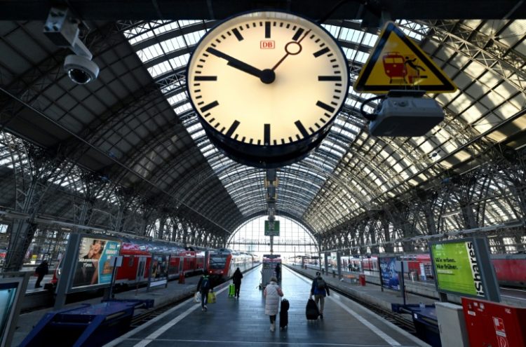 German train drivers have walked out six times since November. ©AFP