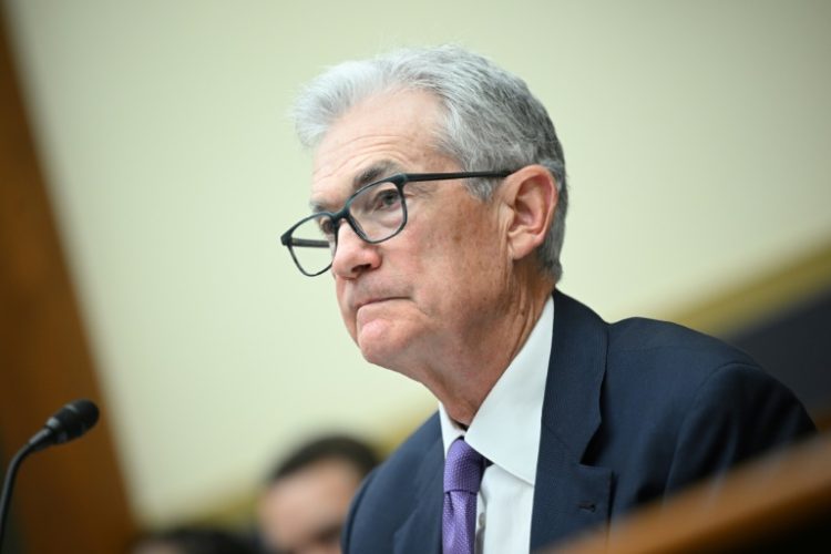 Powell said if current trends continue, the Fed "can and will" start cutting interest rates this year. ©AFP