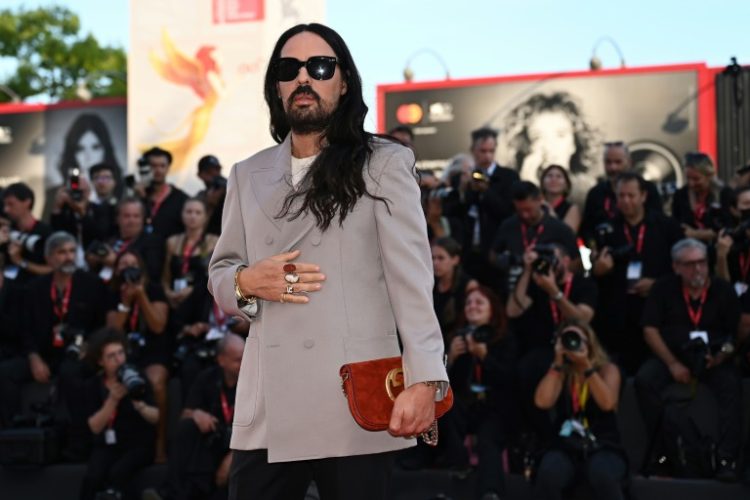 Valentino's new designer Alessandro Michele oversaw a major period of growth at Gucci, revitalising the brand known for its green and red stripe. ©AFP