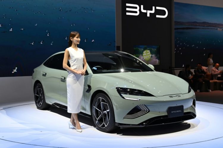 BYD's success has been helped by government subsidies, with Beijing pumping huge amounts of cash into domestic firms as well as research and development. ©AFP