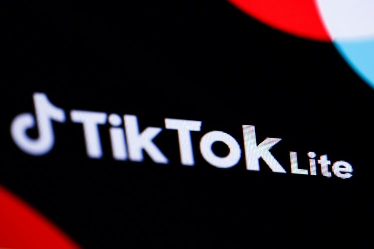 The app TikTok Lite arrived in France and Spain in March. ©AFP