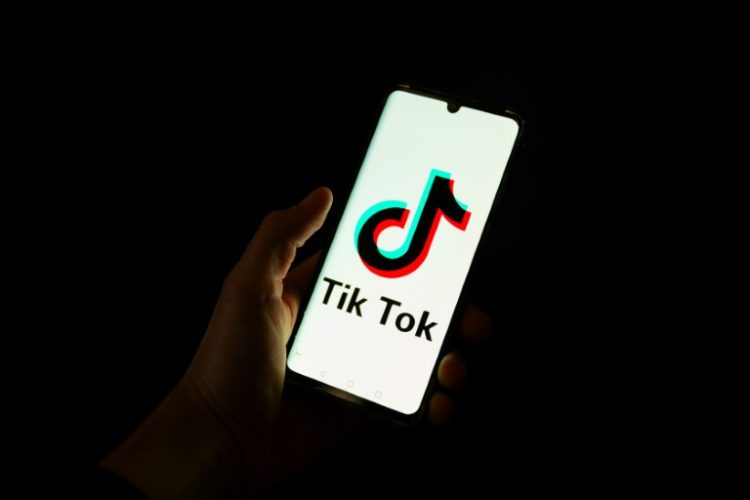 US and other Western officials have voiced alarm over the popularity of TikTok with young people, alleging it allows Beijing to collect data and spy on users. ©AFP