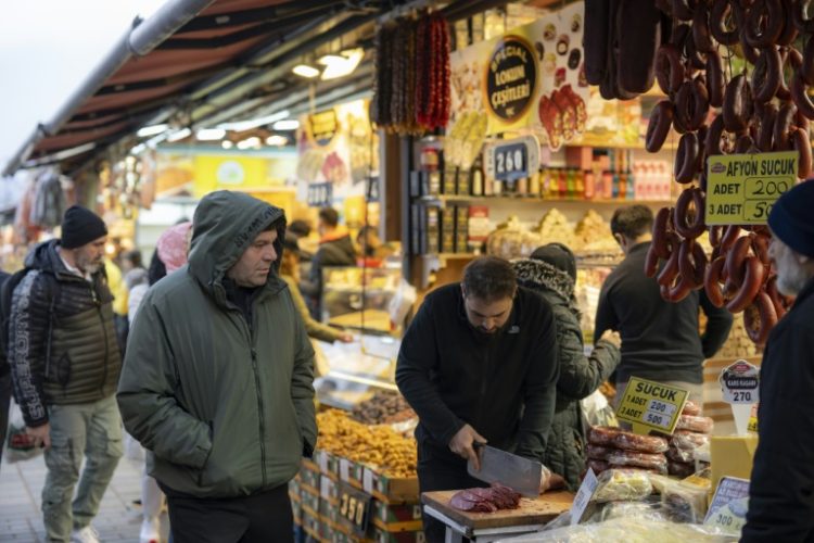 Food is one of the items weighing heaviest on Turks' pockets. ©AFP