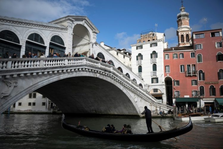 Considered one of the most beautiful cities on the planet, Venice is one of the world's top tourist destinations. ©AFP