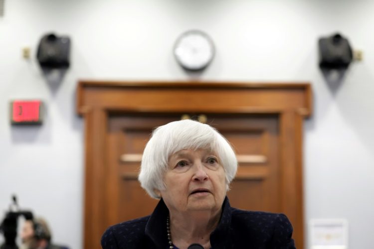 US Treasury Secretary Janet Yellen is set to visit China from April 3-9. ©AFP