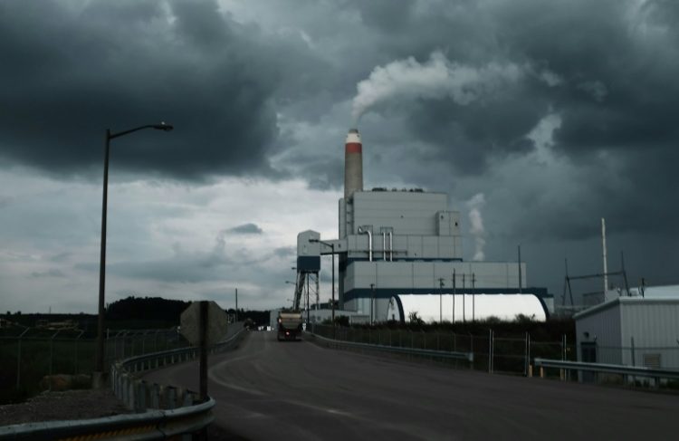 The Longview Power Plant, a coal-fired plant in Maidsville, West Virginia. ©AFP