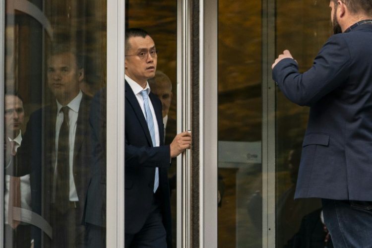 Changpeng Zhao pleaded guilty to violating US anti-money laundering laws and agreed to step down as Binance CEO. ©AFP