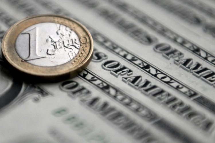 Data showed the eurozone economy emerged from recession, sending the euro higher. ©AFP