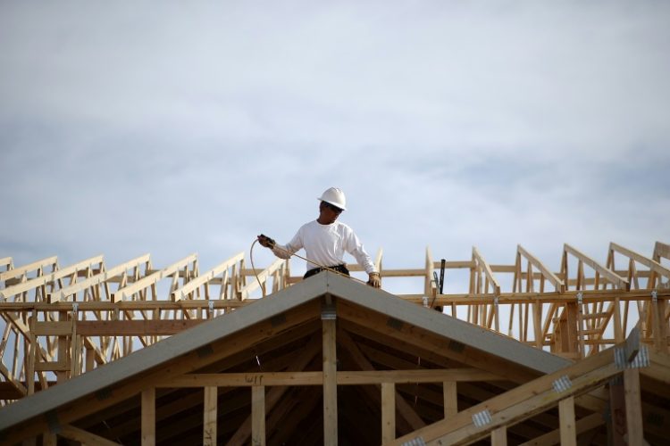 New home sales picked up in March. ©AFP