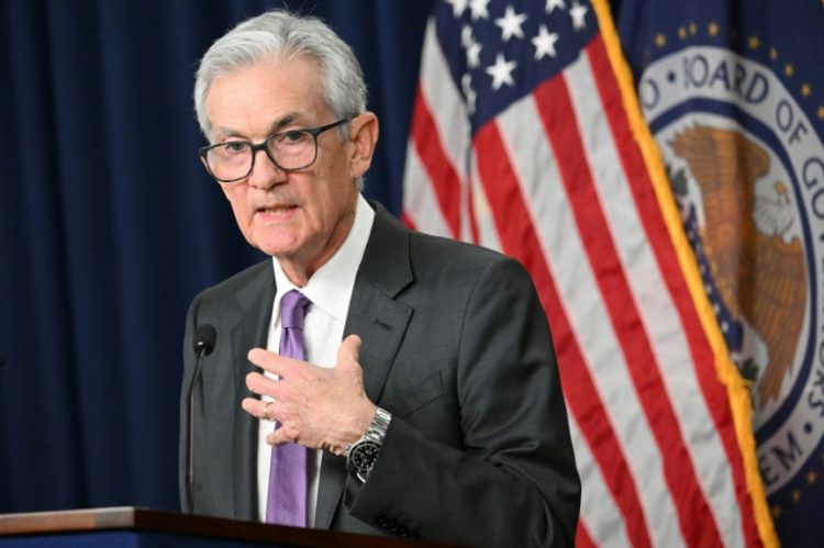 The Federal Reserve has held interest rates at a 23-year high as it seeks to bring inflation firmly down to its long-term target of two percent. ©AFP