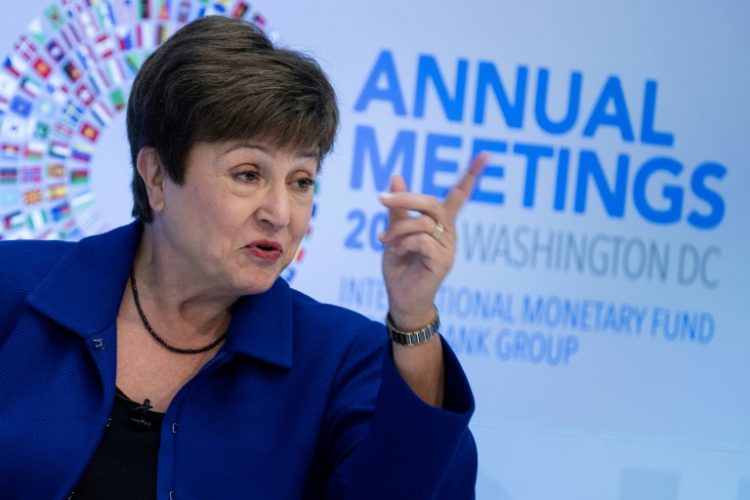 IMF Managing Director Kristalina Georgieva said she was "deeply grateful" for the board's support. ©AFP