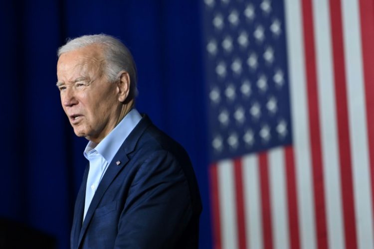 US President Joe Biden is calling to triple tariffs on Chinese steel and aluminum while the US launches a probe into China's trade practices in shipbuilding and other sectors. ©AFP