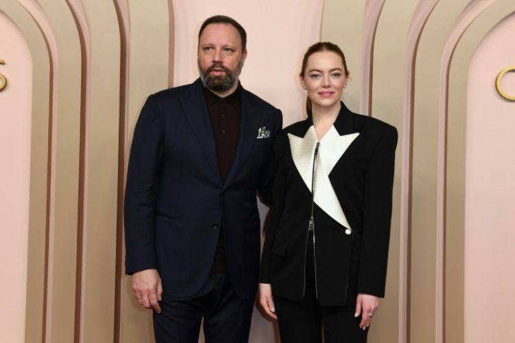 Emma Stone has reunited with Yorgos Lanthimos for 'Kinds of Kindness'. ©AFP