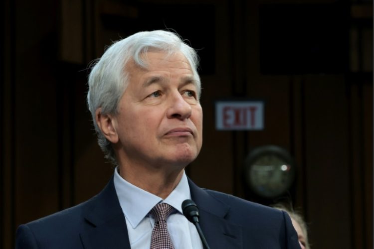 JPMorgan Chase CEO Jamie Dimon warned in a letter to shareholders that recent events 'may well be creating risks that could eclipse anything since World War II'. ©AFP