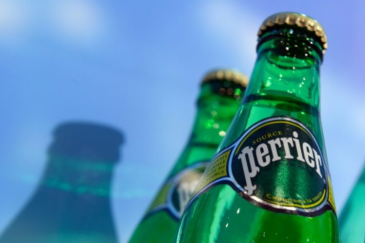 France's health agency said it ordered Perrier to destroy two million bottles of its sparkling water suspected of 'faecal' contamination. ©AFP