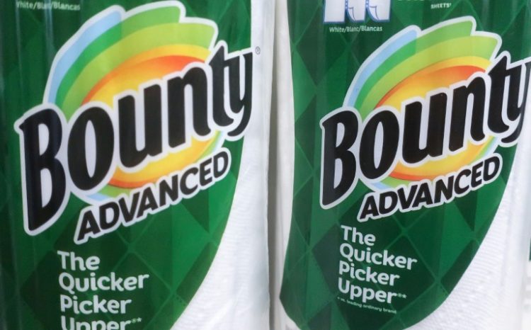 Procter & Gamble, which owns Bounty and other leading consumer brands, reported higher profits on strong demand in the United States and much of Europe. ©AFP