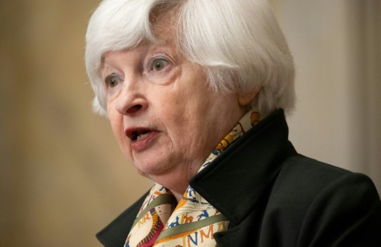 Janet Yellen, Secretary of the Treasury Department, which fined a Bangkok-based firm $20 million for more than 450 possible Iran sanctions violations. ©AFP