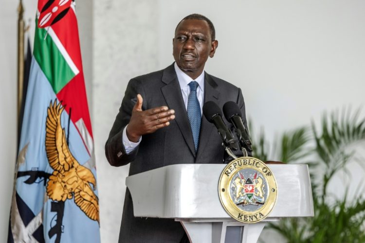 Kenya President William Ruto is on the first state visit to the United States by an African leader since 2008  . ©AFP