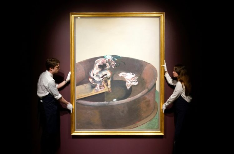 At Sotheby's, the jewel in the sale crown is a Francis Bacon portrait estimated at $30-50 million. ©AFP