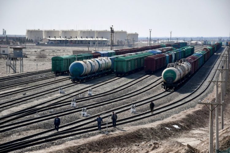 The long-envisioned Trans-Afghan Railway aims to eventually connect Uzbekistan, Afghanistan and Pakistan with 700 kilometres of track. ©AFP