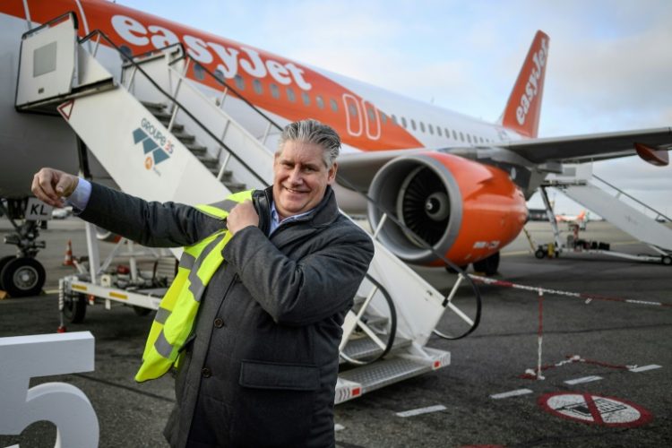 Easyjet's Swedish chief executive Johan Lundgren has led the airline since 2017.. ©AFP