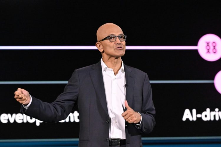 Microsoft CEO Satya Nadella is on a tour of Southeast Asia. ©AFP