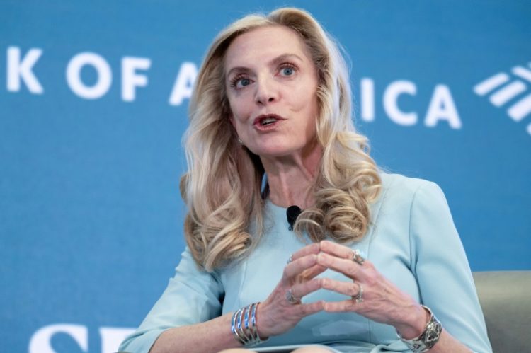 White House national economic advisor Lael Brainard said the IRA clean energy tax credits were now the law of the land. ©AFP