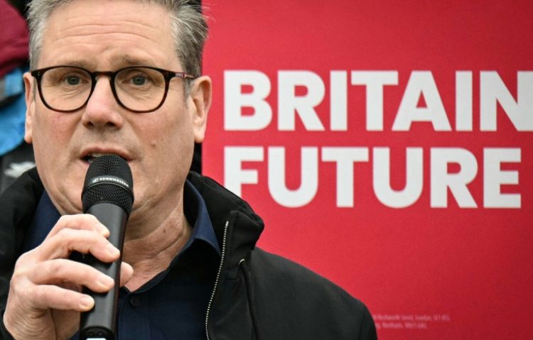 Labour leader Keir Starmer's party is well ahead of the ruling Conservatives ahead of the July 4 election. ©AFP