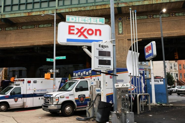 ExxonMobil's aggressive posture towards climate activists has drawn criticism from Norway's sovereign wealth fund and others. ©AFP