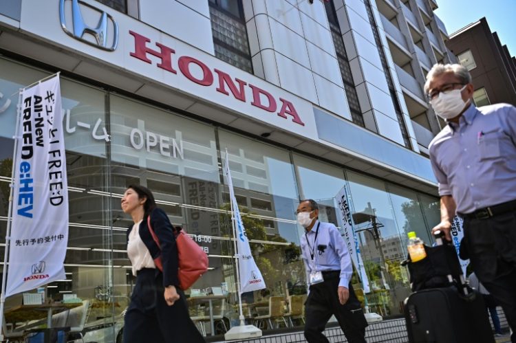 Honda has made big outlays as it aggressively pursues an ambitious target of acheiving 100 percent electric vehicle sales. ©AFP