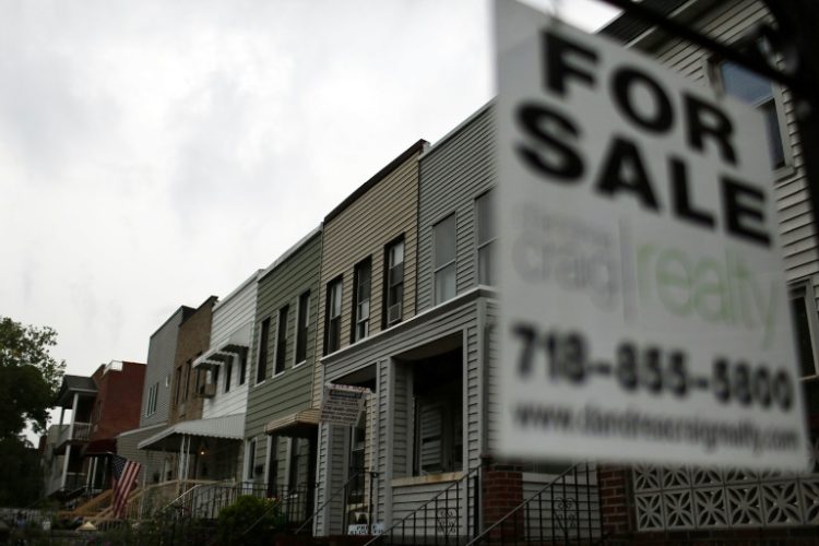 Sales of previously owned homes inched down 1.9 percent in April, according to the National Association of Realtors. ©AFP