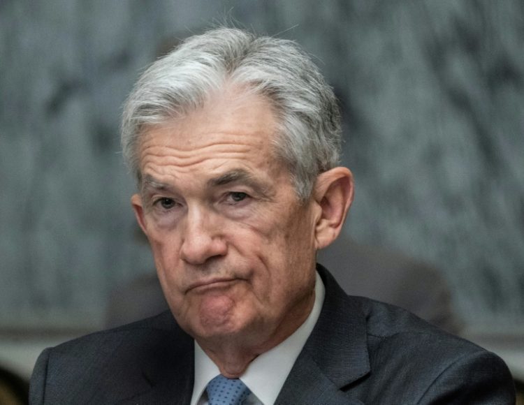 Federal Reserve chair Jerome Powell said his confidence that inflation would return to the levels seen last year had declined. ©AFP