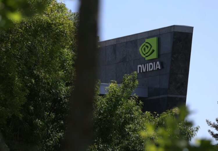 Nvidia's forecast-beating earnings provided support to investors and sent US futures rallying. ©AFP