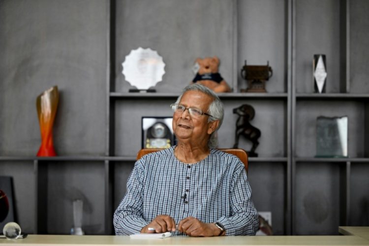 Nobel peace laureate Muhammad Yunus sees the Paris Olympics as a means to promote his social business agenda. ©AFP