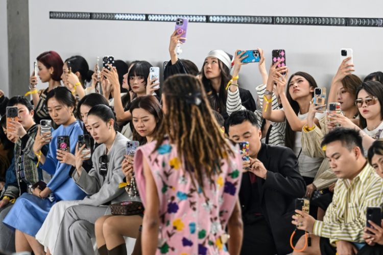 Louis Vuitton described its 'Voyager' show in Shanghai last month as the 'next chapter in a strong, longstanding relationship' with China. ©AFP